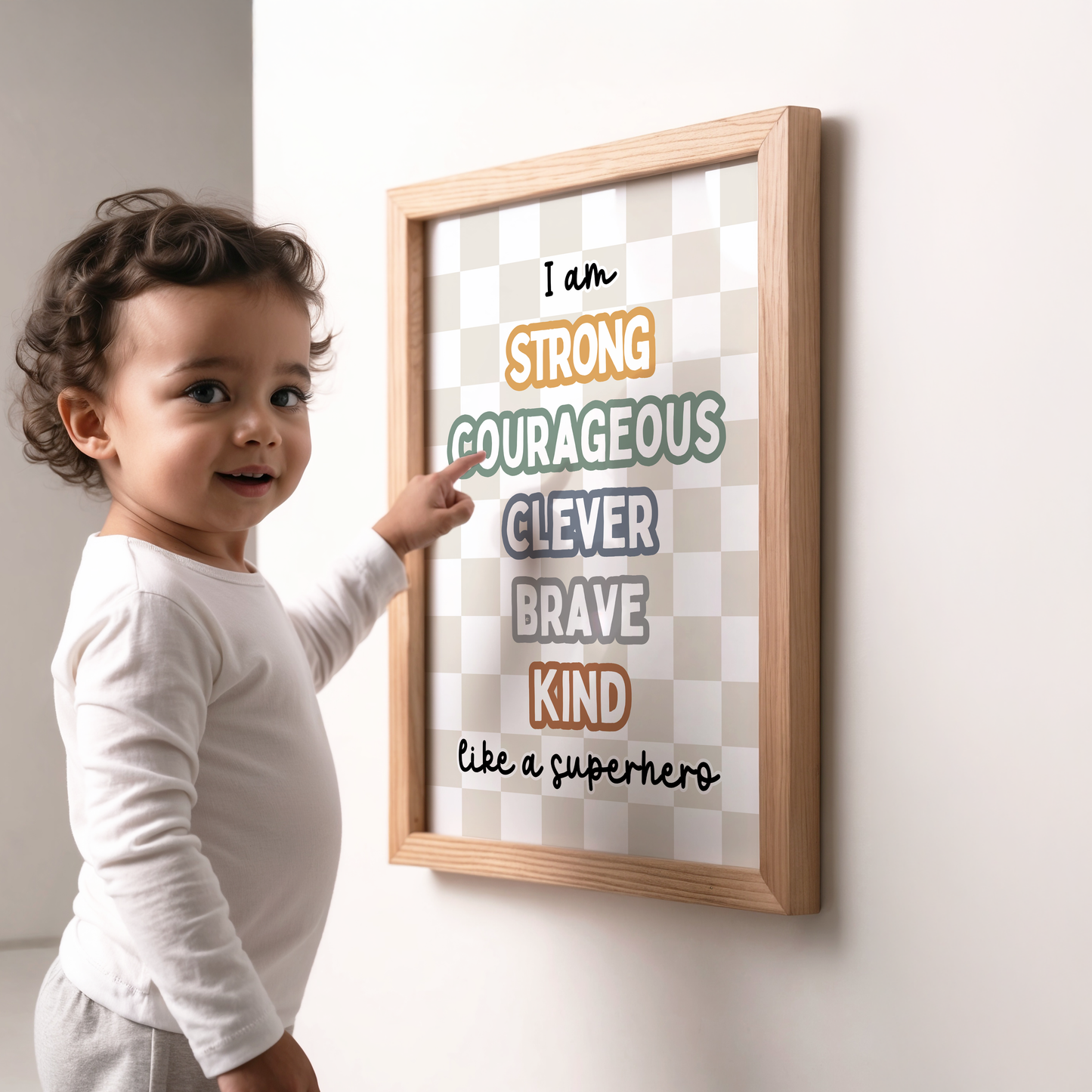 Superhero Affirmation Print