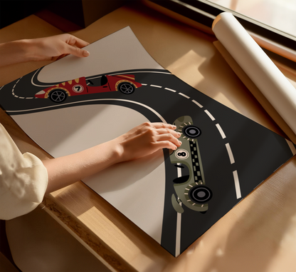 Race Track Print