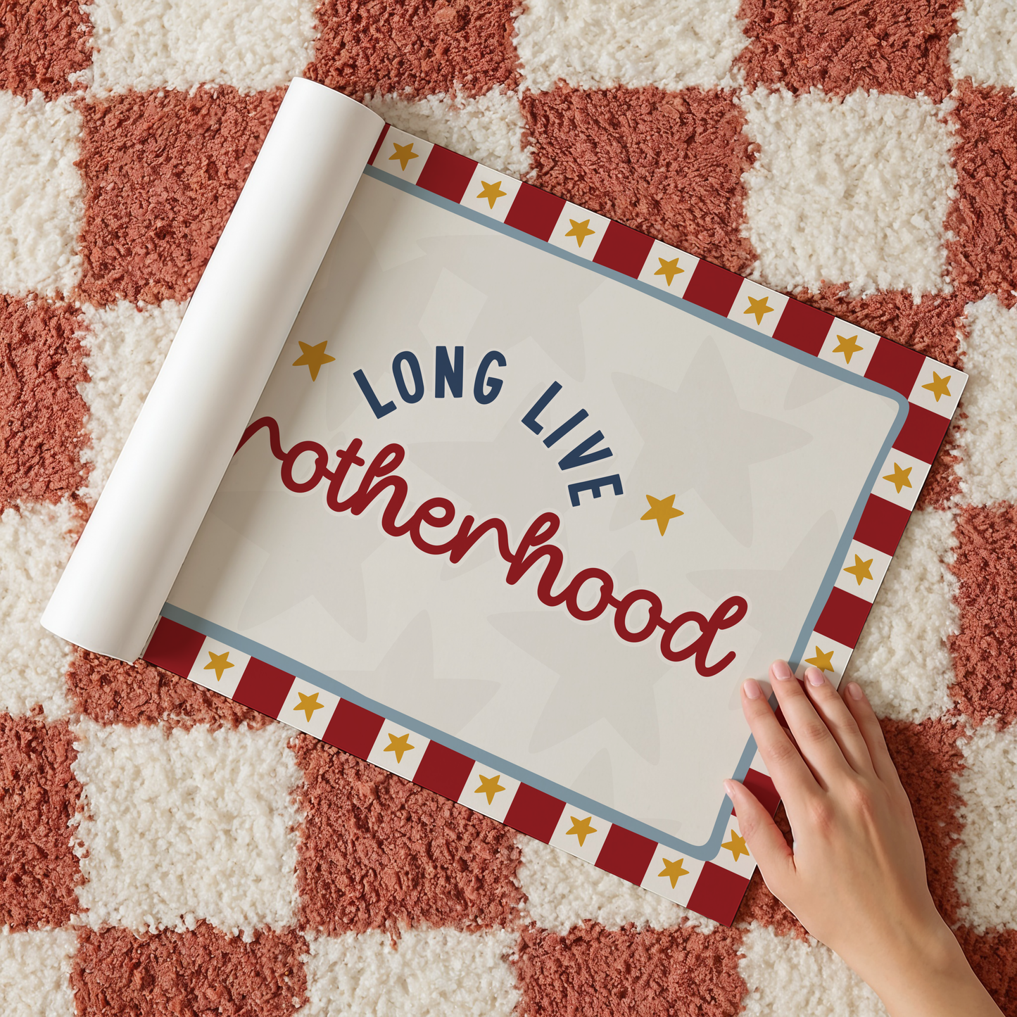 Long Live Brotherhood Print - Red