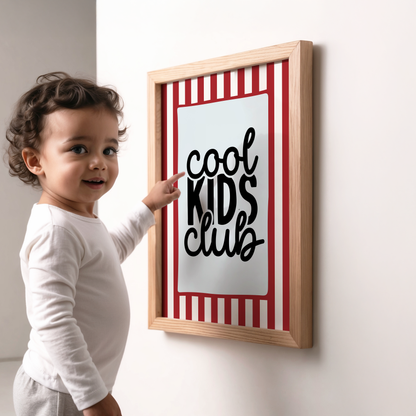 Cool Kids Club Art Print