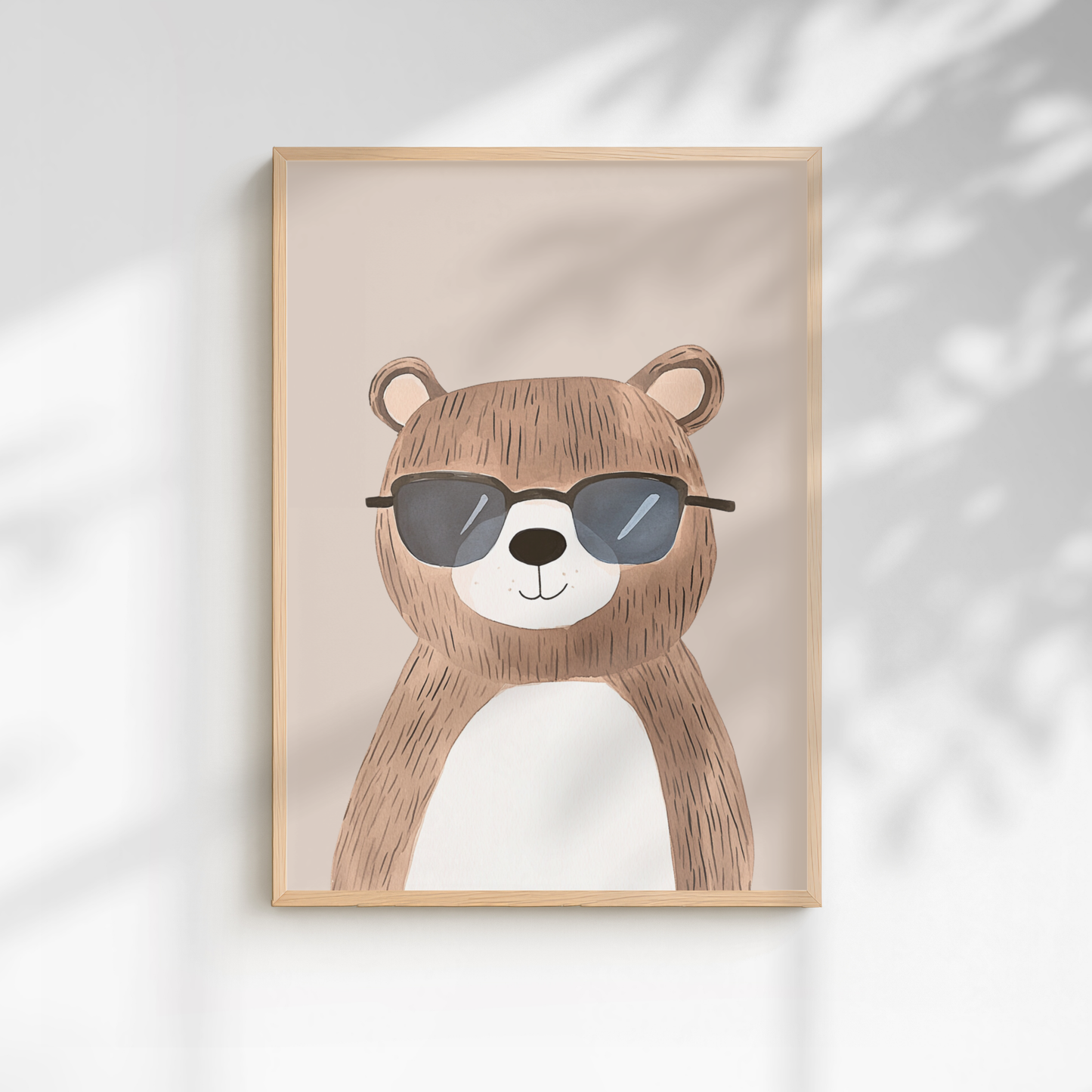 Cool Bear Illustration Print