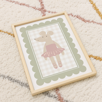 Vintage Mouse Print