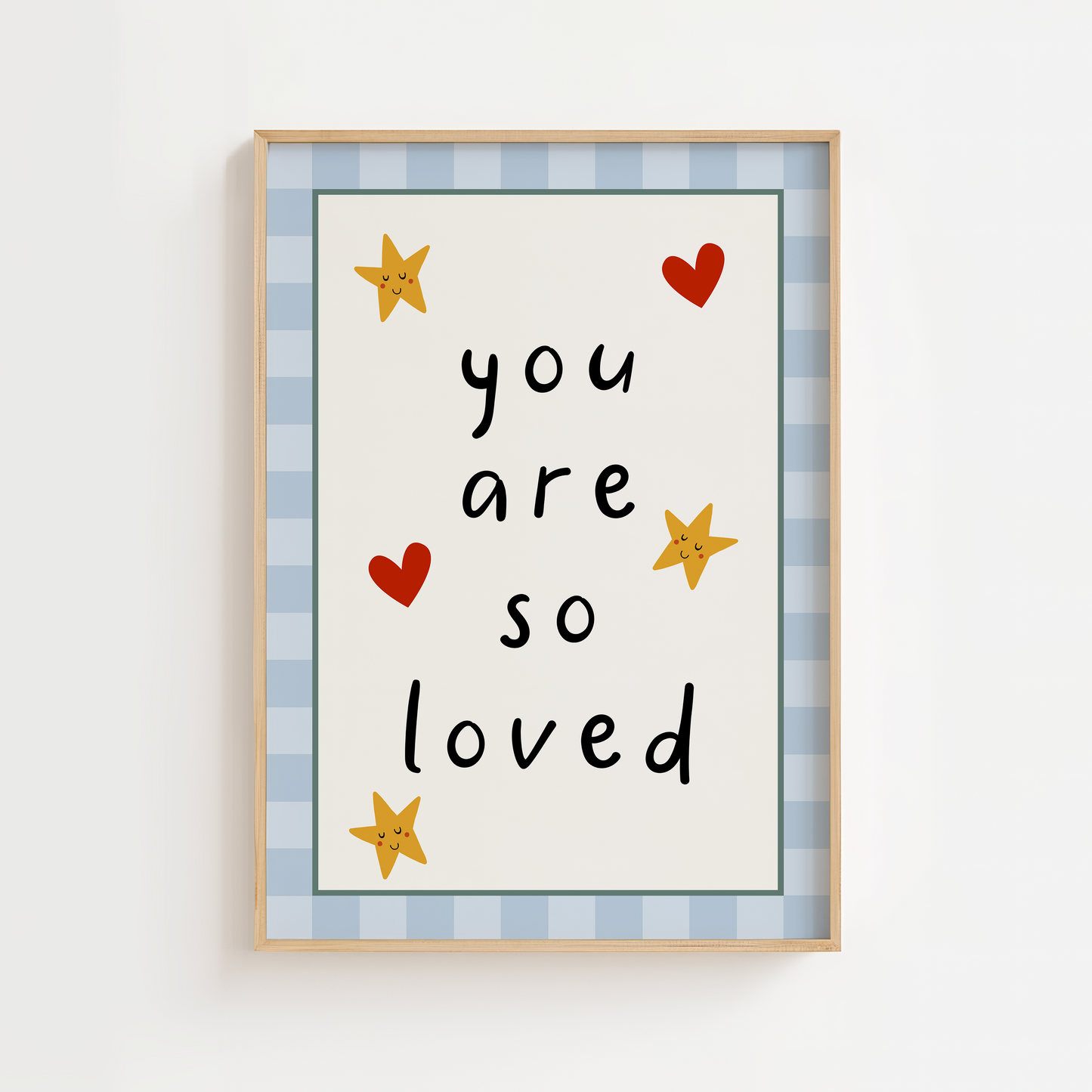 You Are So Loved Nursery Print