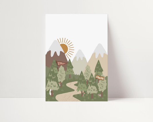 Mountain Landscape Print