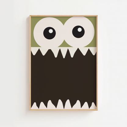 Monster Halloween Print