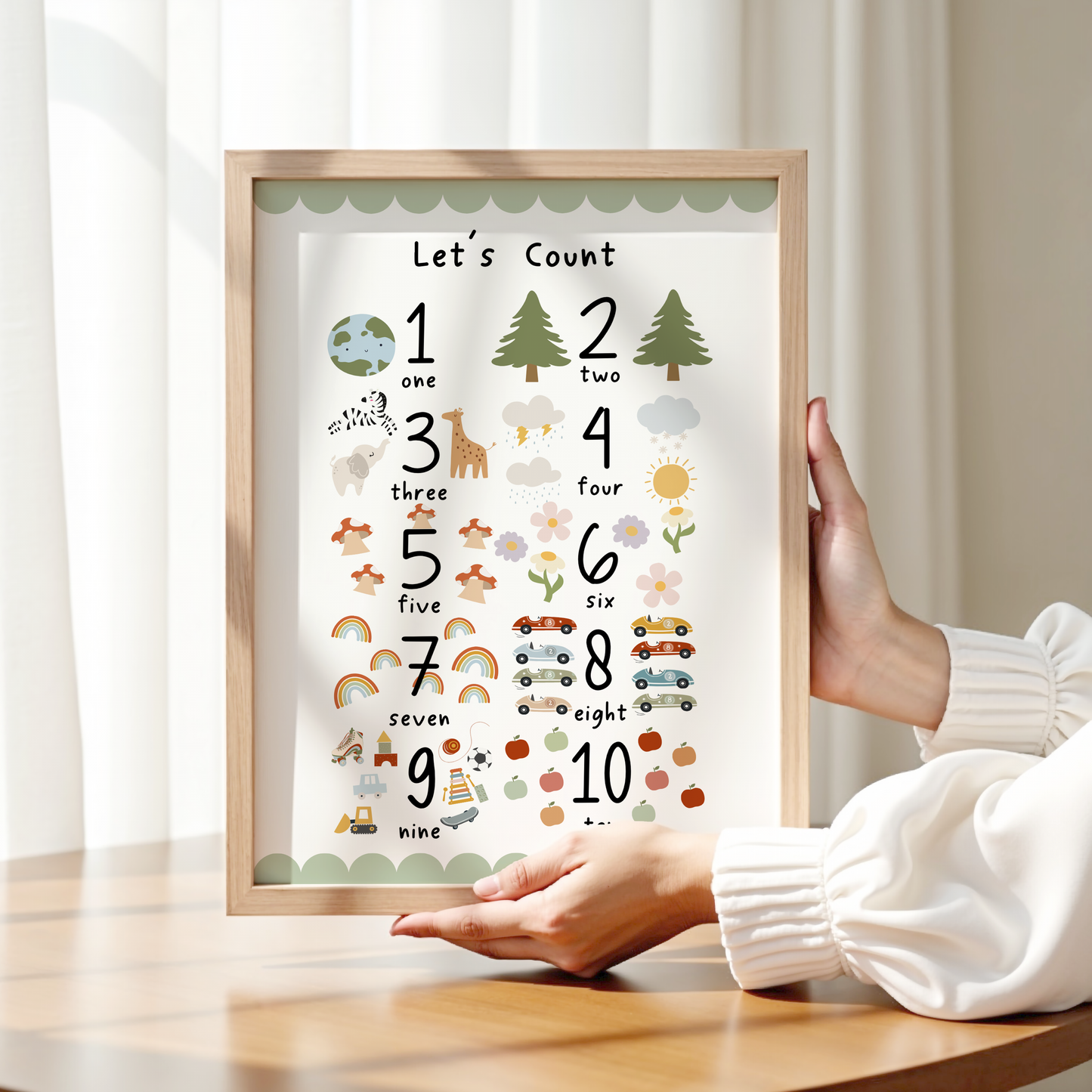 Let’s Count 1–10 Print