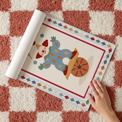 Circus Clown Print