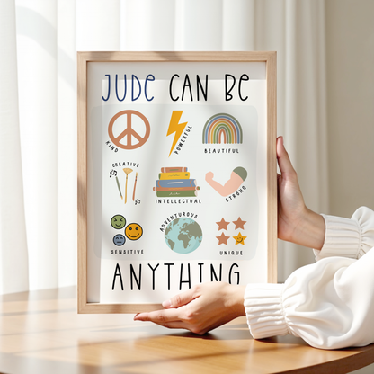 Personalised "Can Be Anything" Print