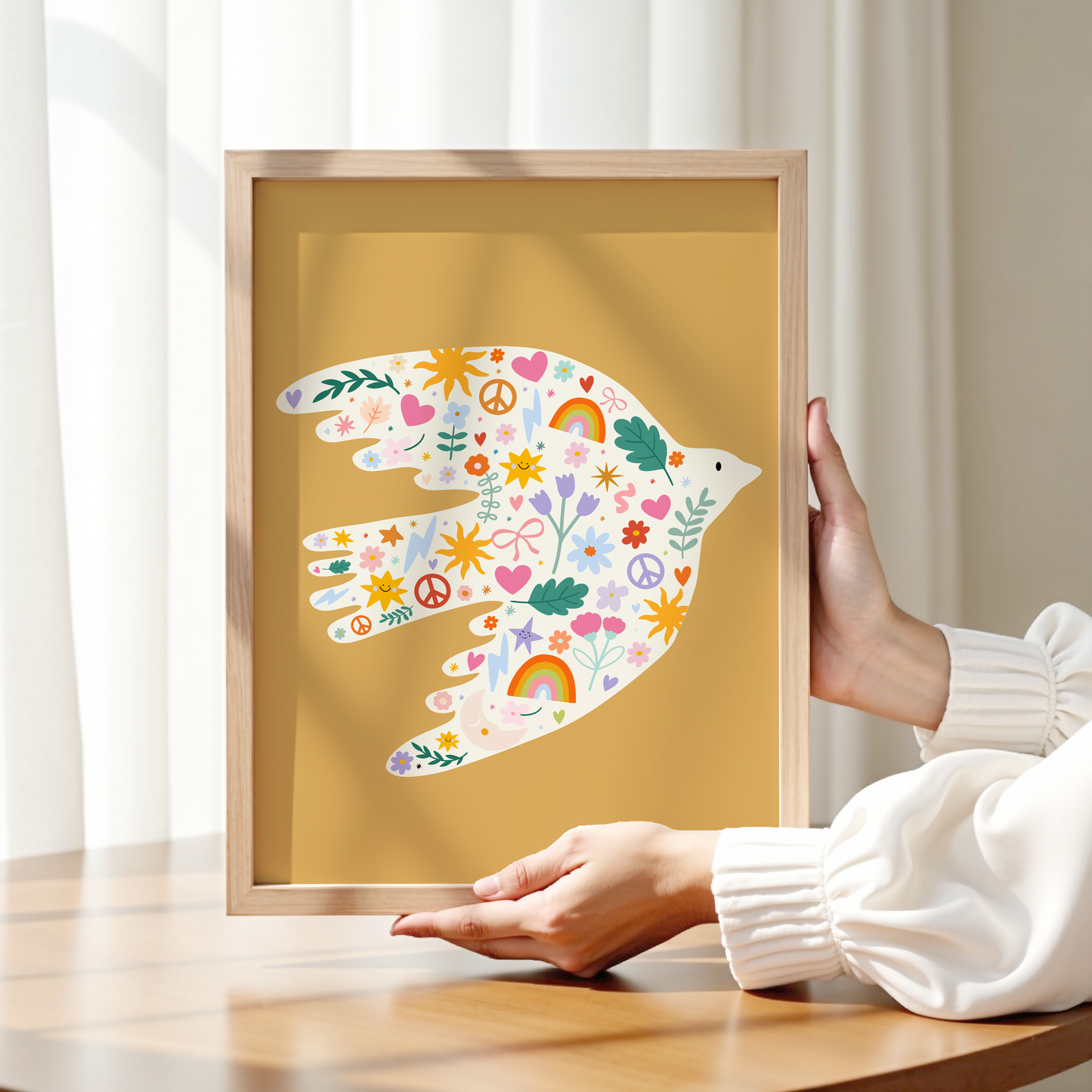 Peace Dove Nursery Print
