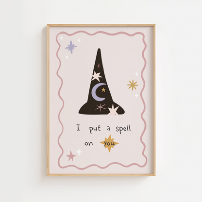 "I Put A Spell On You" Halloween Print