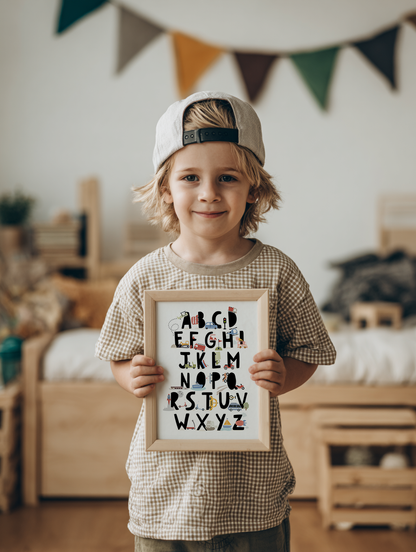 Types Of Transport Alphabet Print