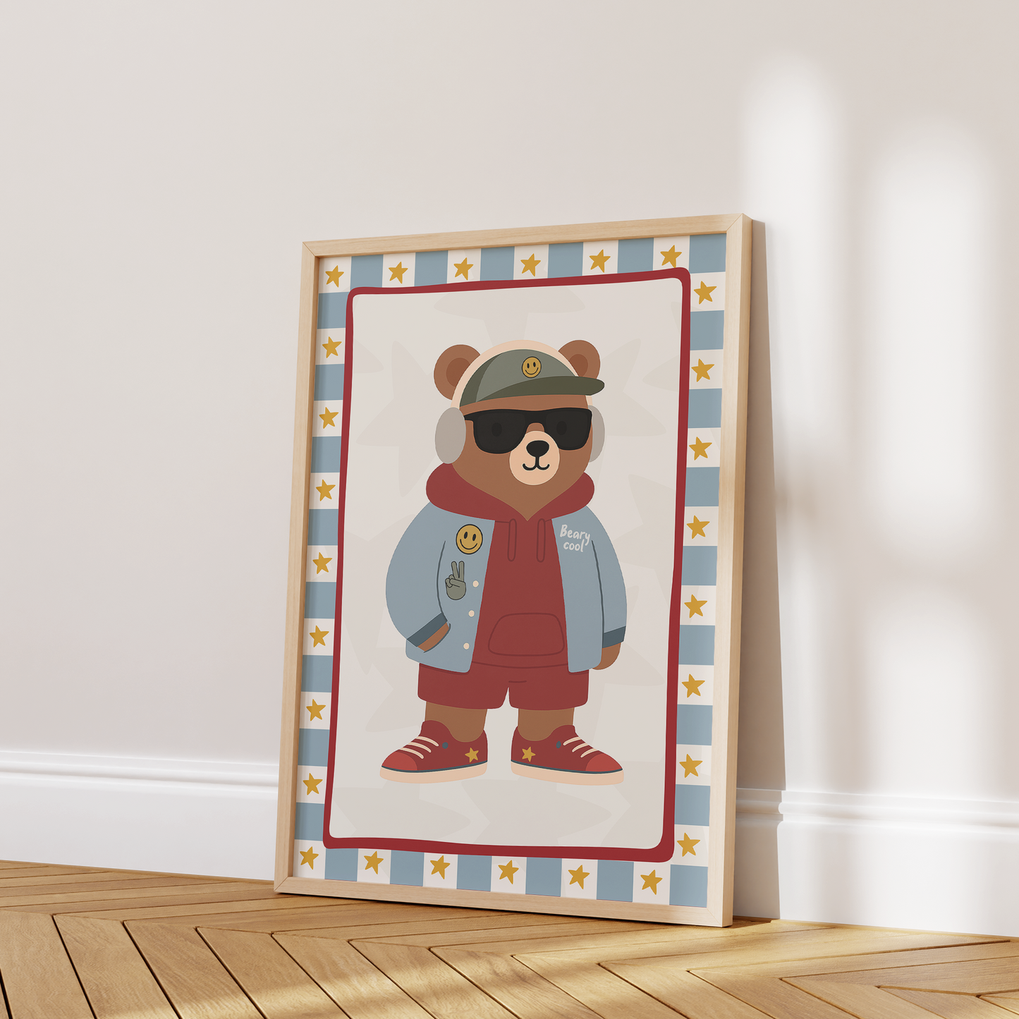 Beary Cool Bear - Blue