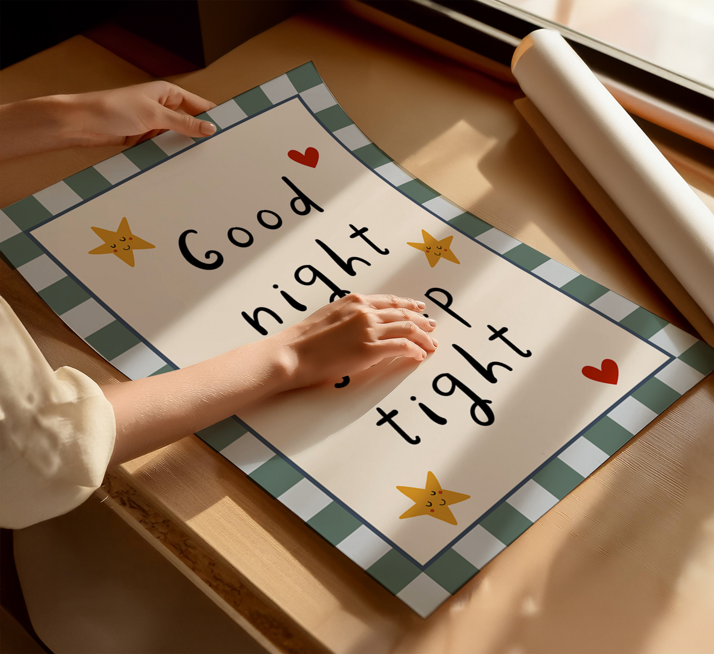 Good Night Sleep Tight Nursery Print