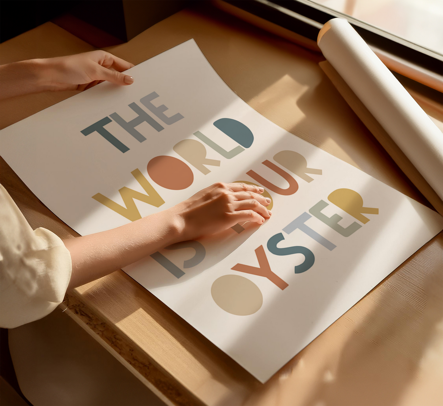 The World Is Your Oyster Print