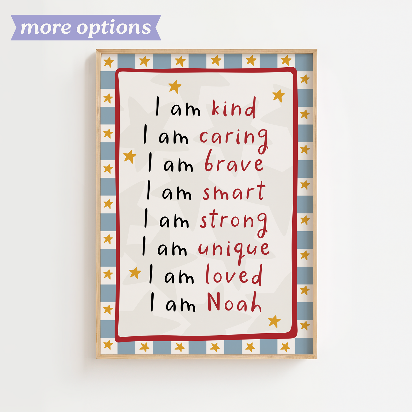 Personalised Transport Affirmation Print