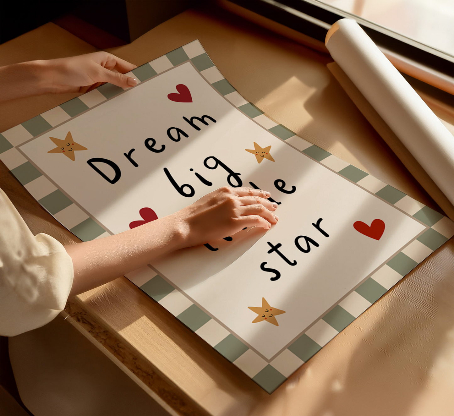 Dream Big Little Star Nursery Print