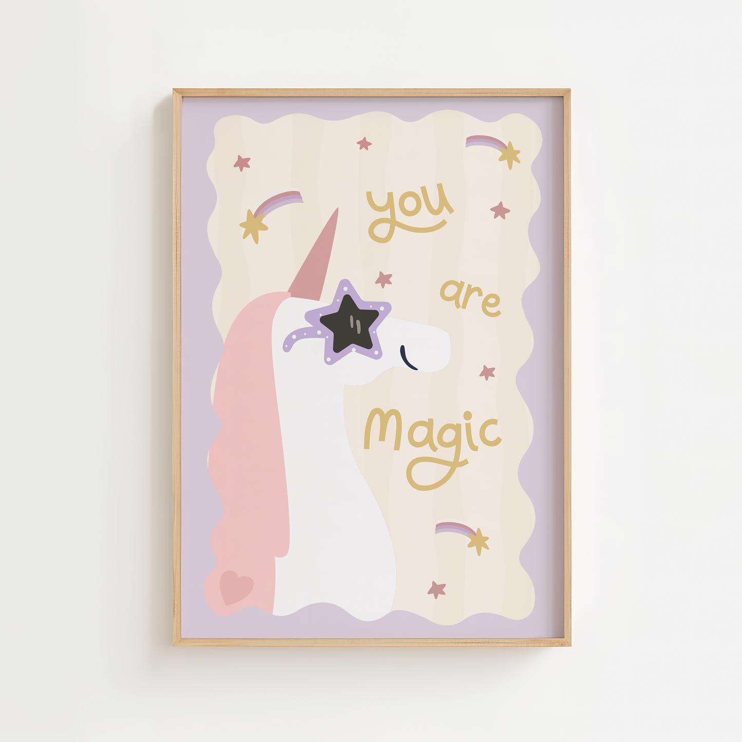 "You are magic" Unicorn Print