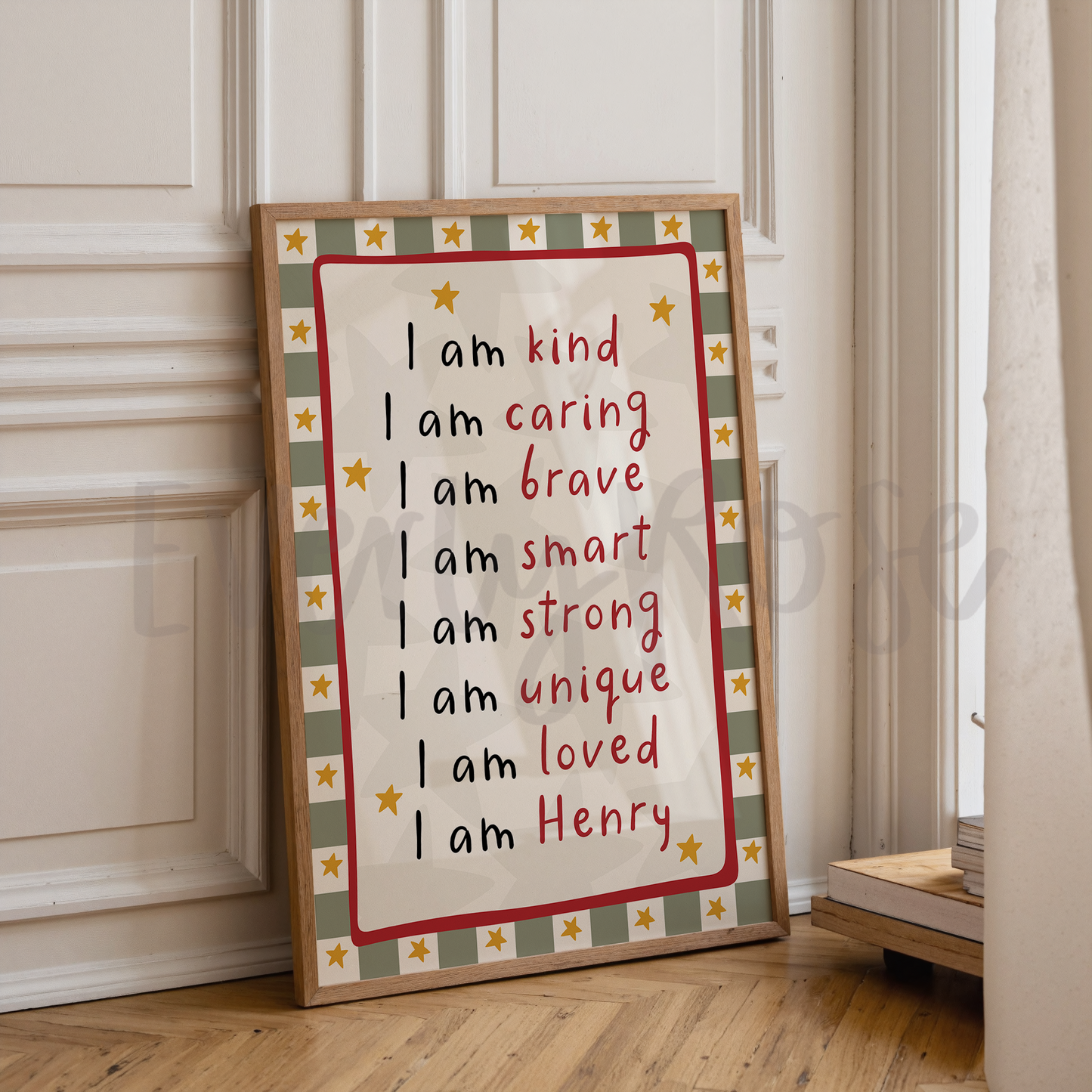 Personalised Transport Affirmation Print