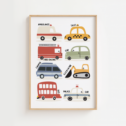 Types Of Transport Print