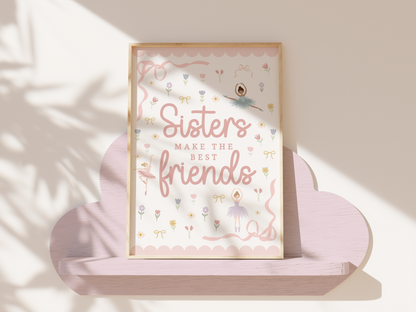 Ballet Sisters Print