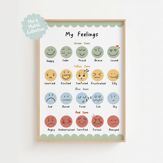 My Feelings & Emotions Print