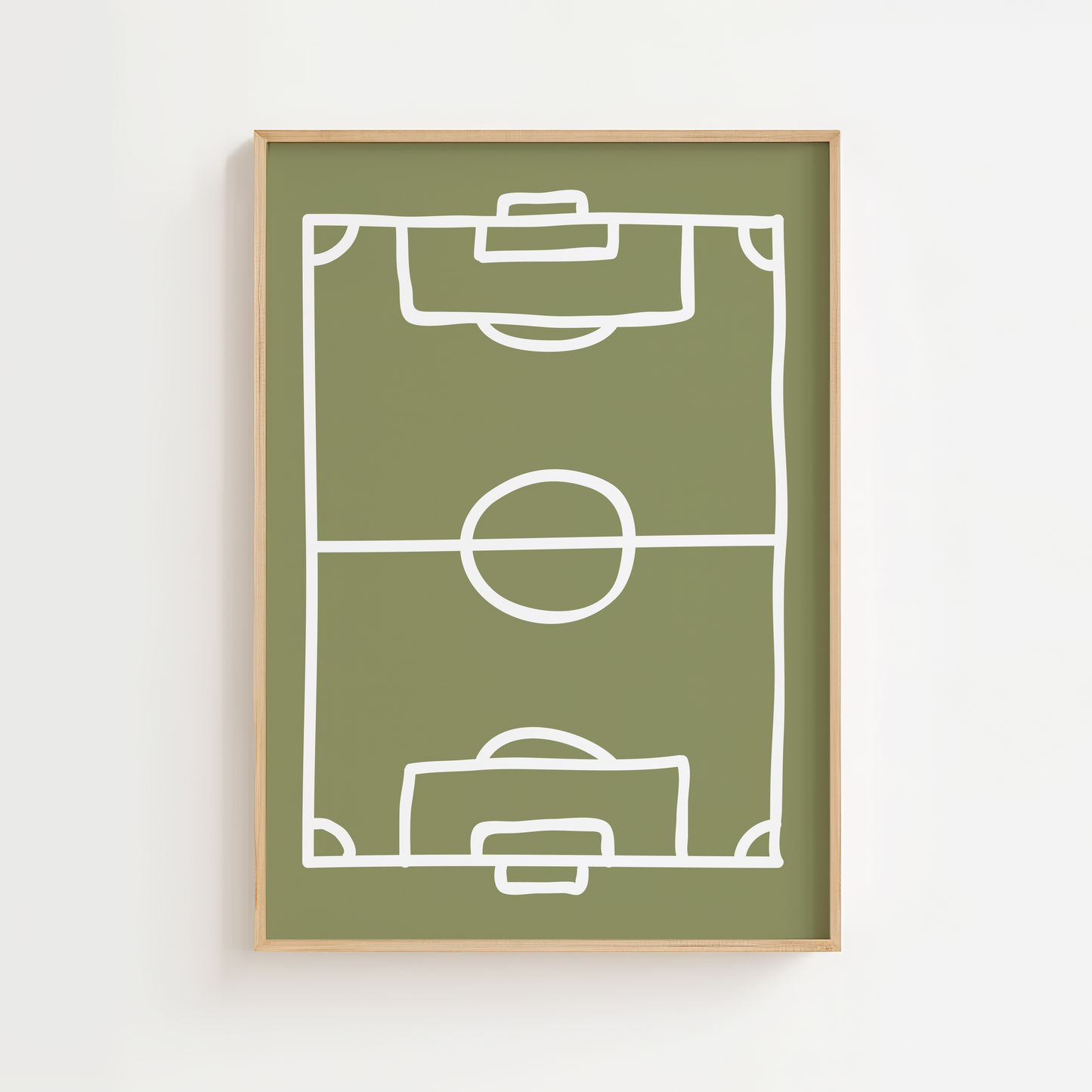 Football Pitch Print
