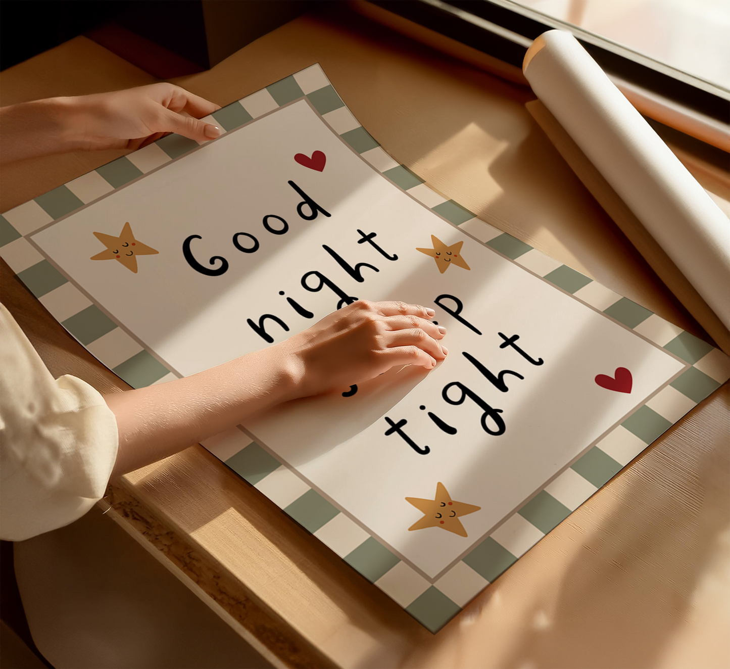 Good Night Sleep Tight Nursery Print