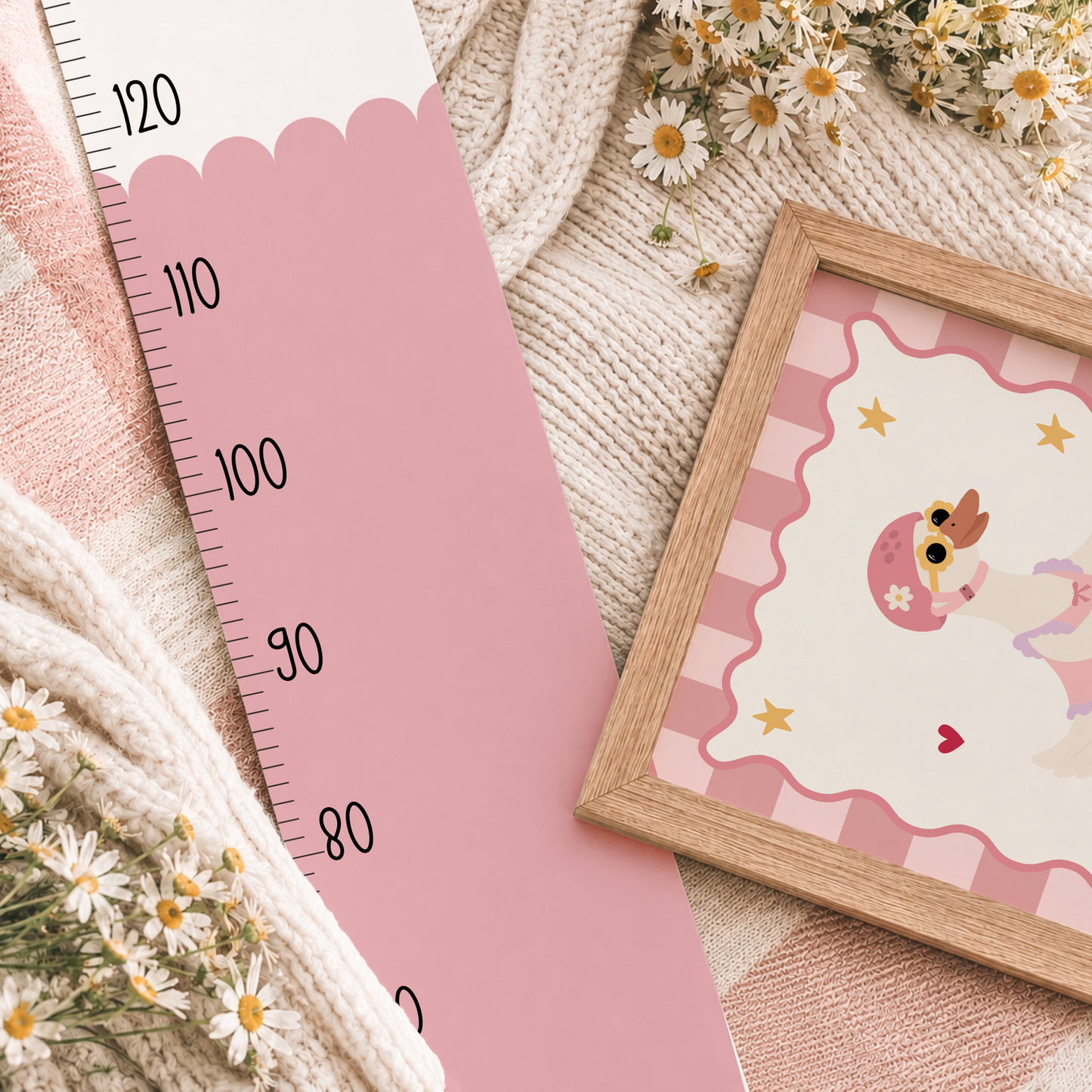 Personalised Scallop Height Chart ®