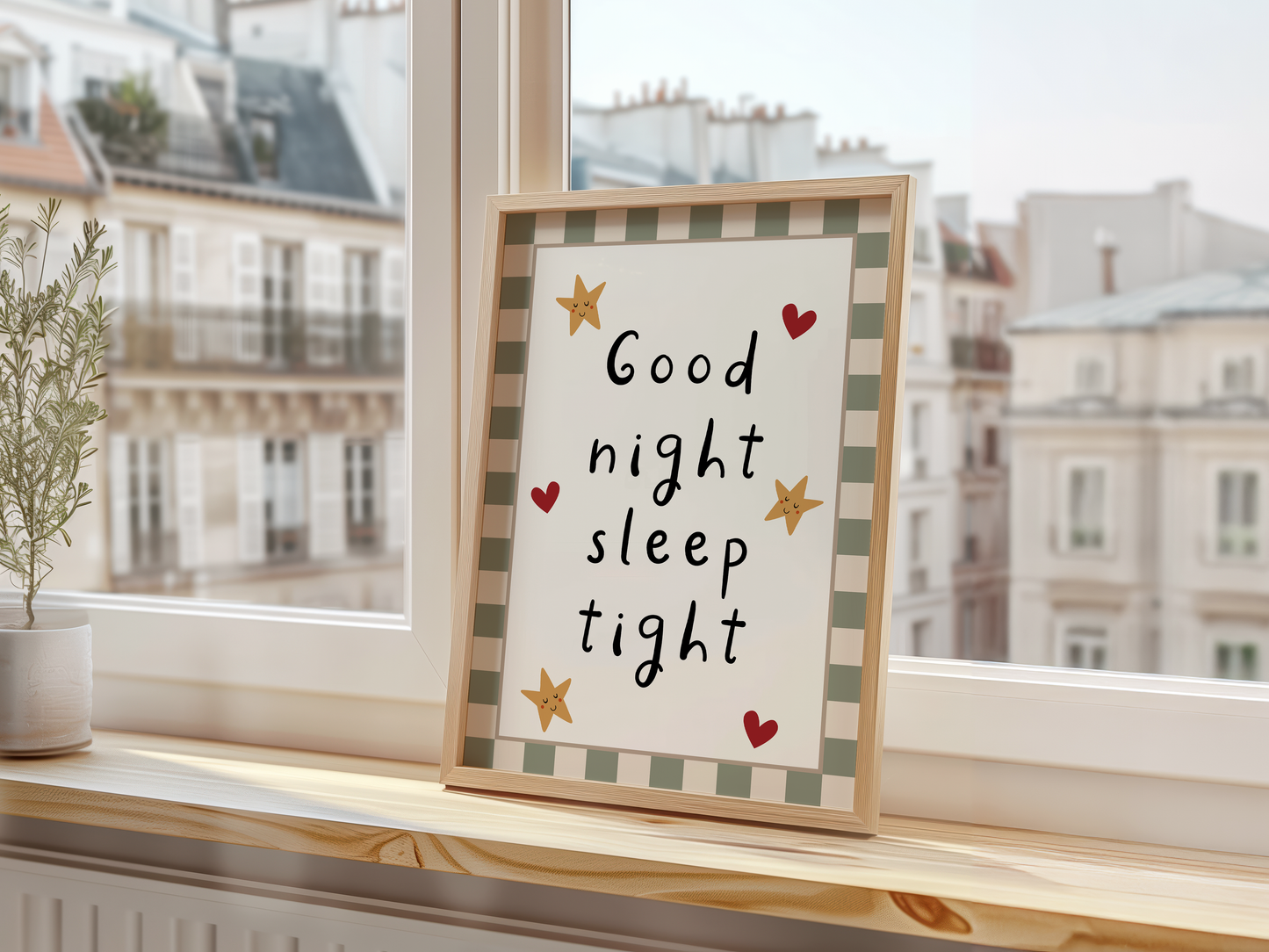 Good Night Sleep Tight Nursery Print