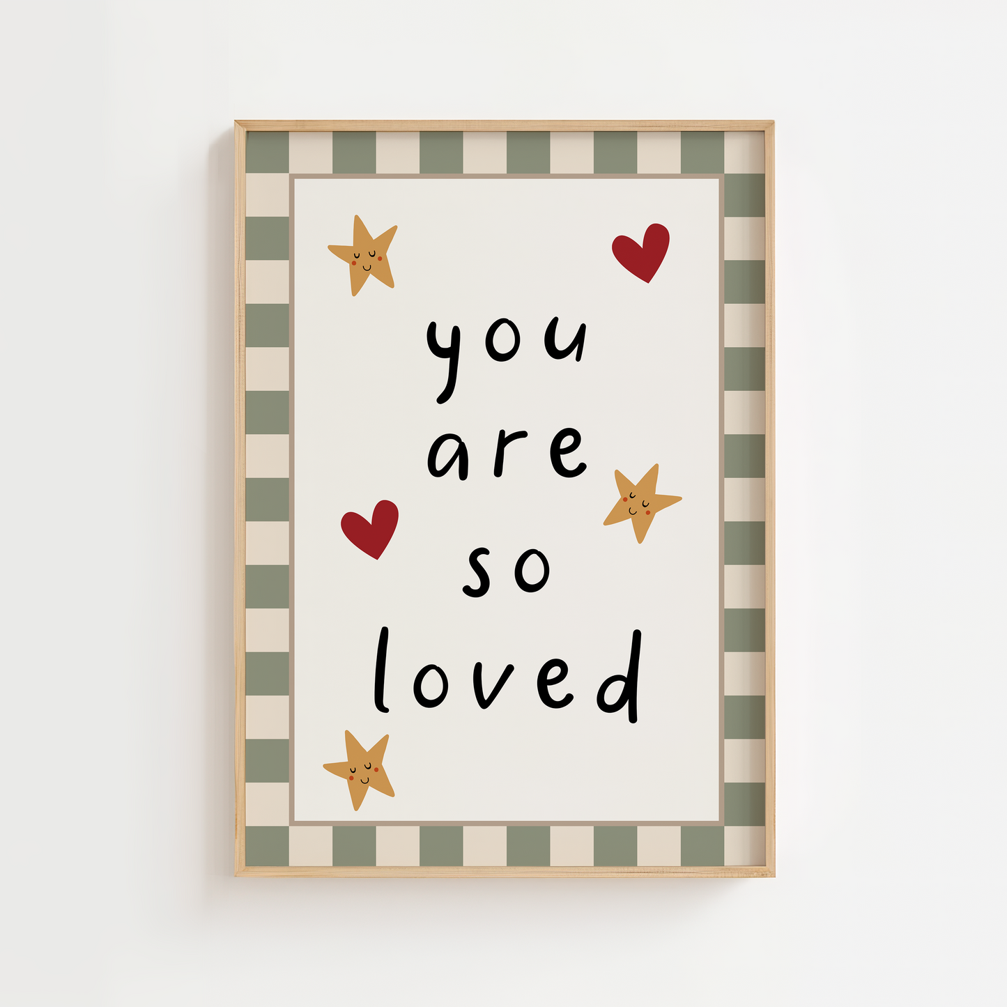 You Are So Loved Nursery Print