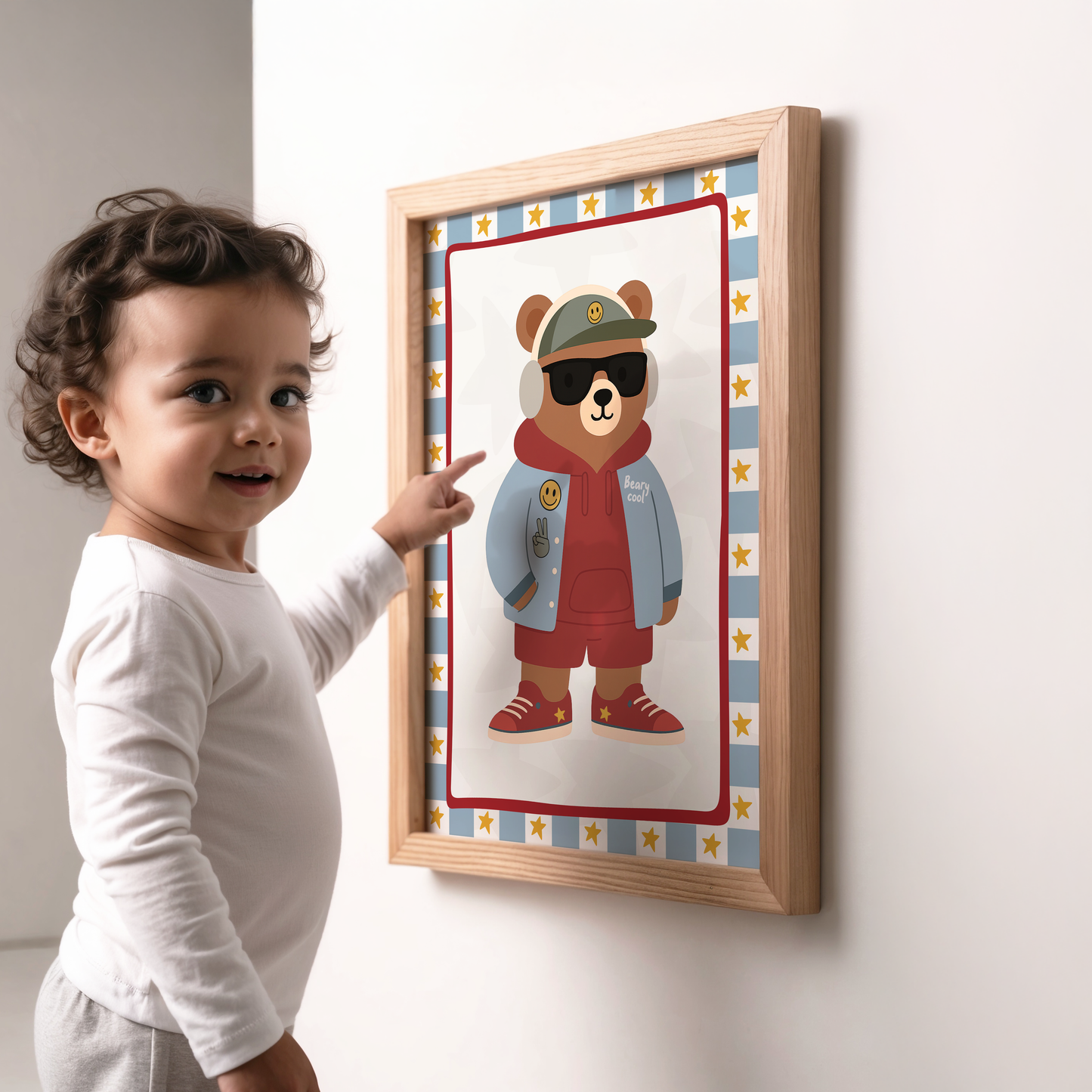 Beary Cool Bear - Blue