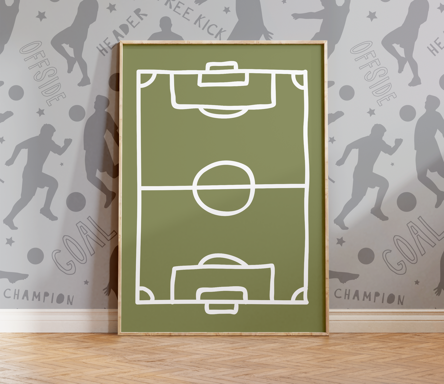 Football Pitch Print
