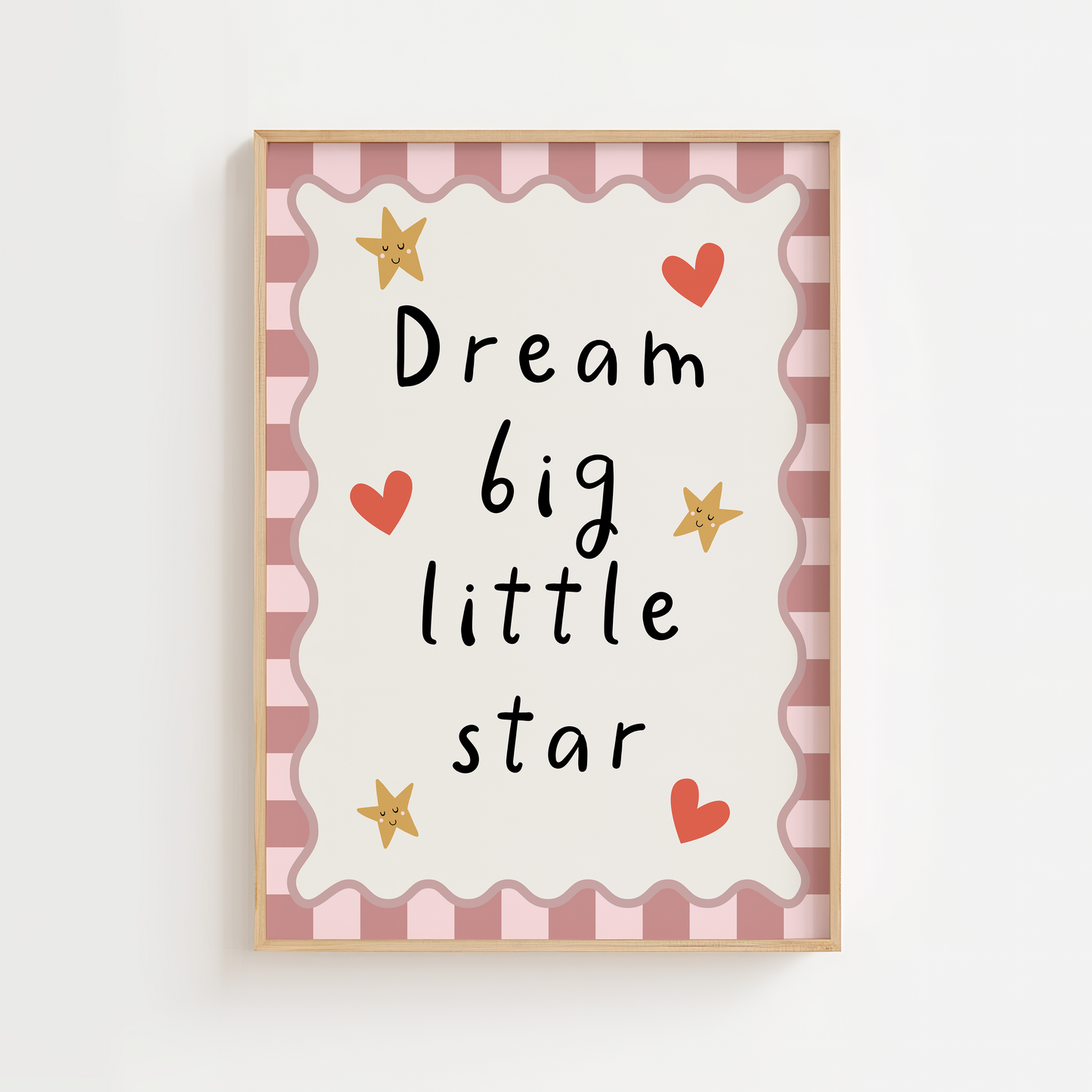 Dream Big Little Star Nursery Print