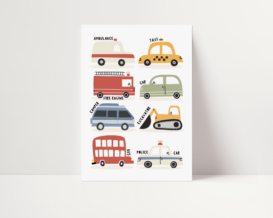 Vehicles Art Print