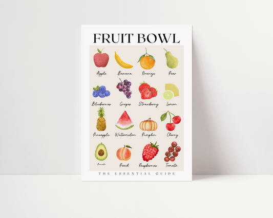 Fruit Bowl Kitchen Print