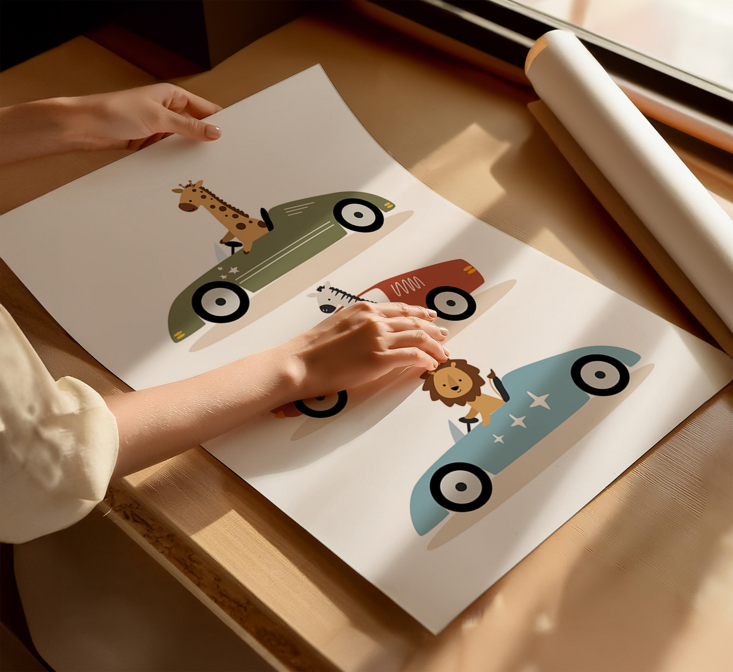 Animal Racers Print