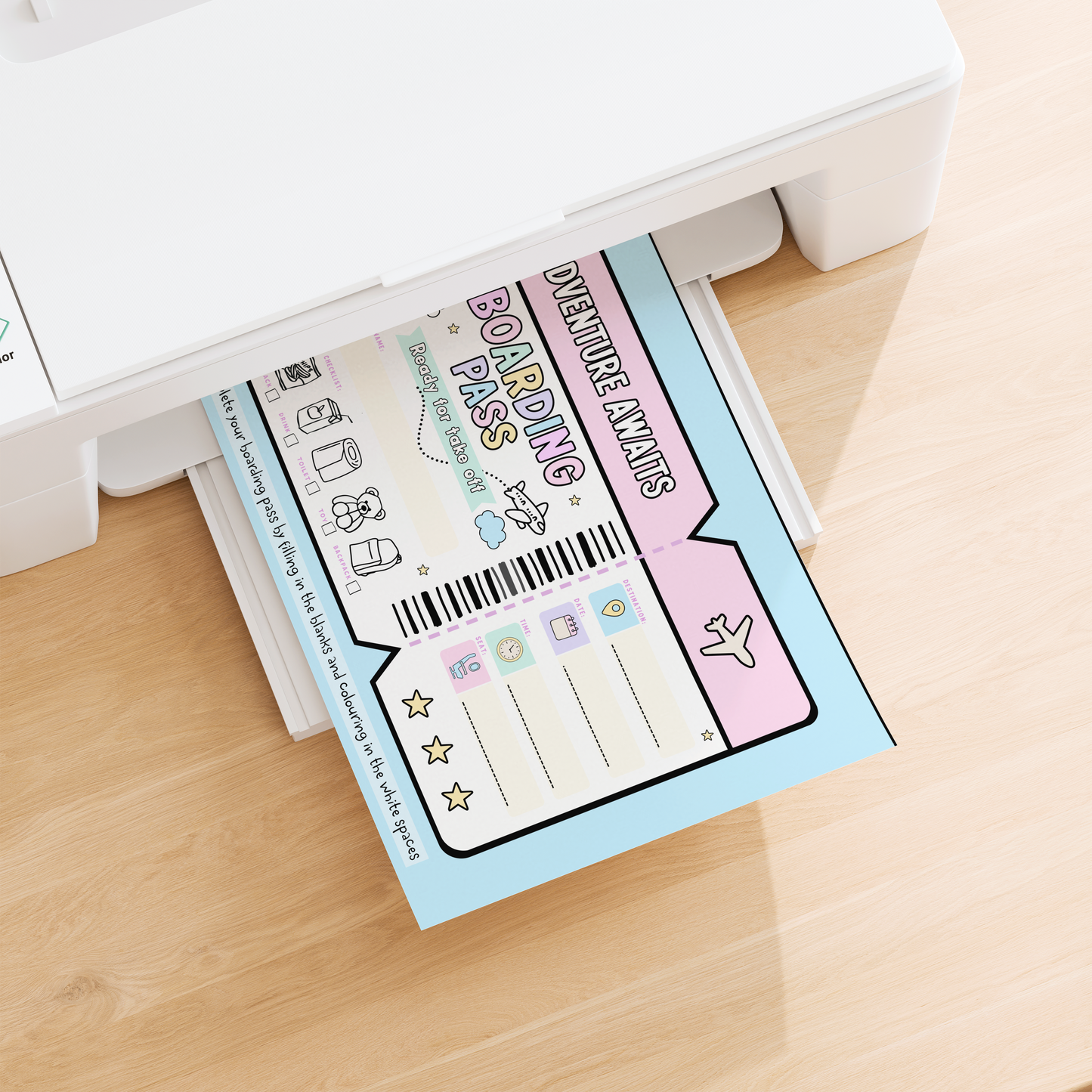 Girls Boarding Pass - Download