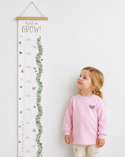 Personalised Nature Height Chart