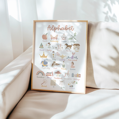 Fairy Alphabet Print