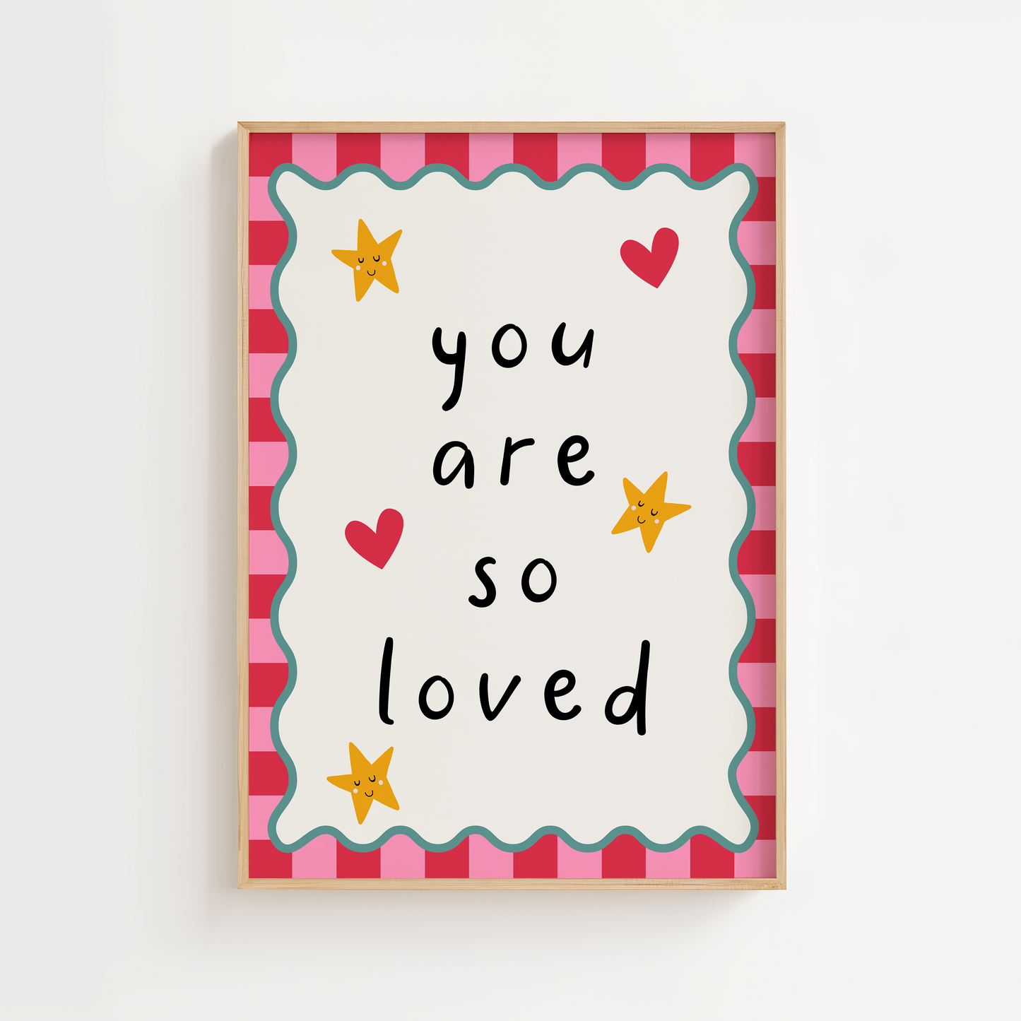 You Are So Loved Nursery Print