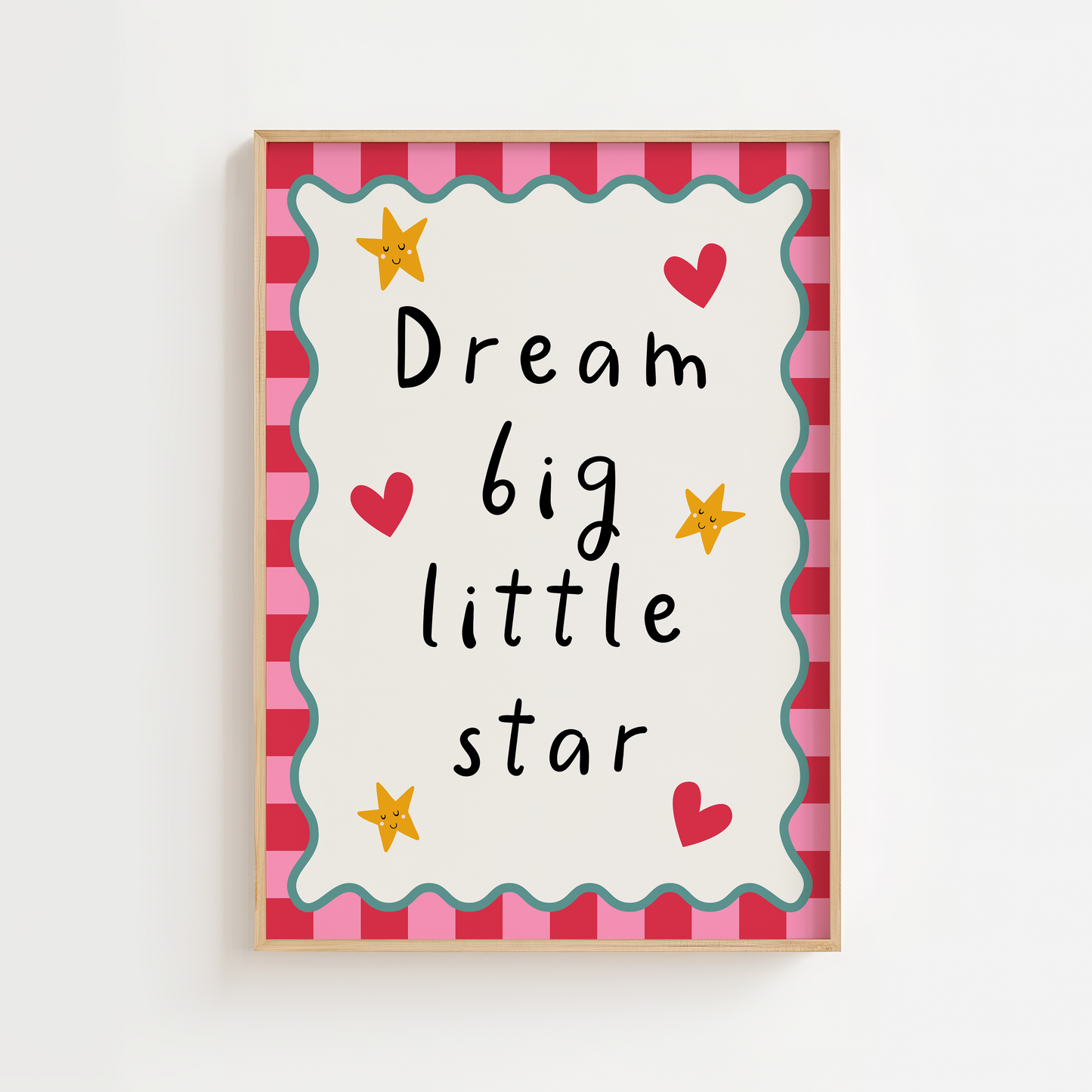 Dream Big Little Star Nursery Print