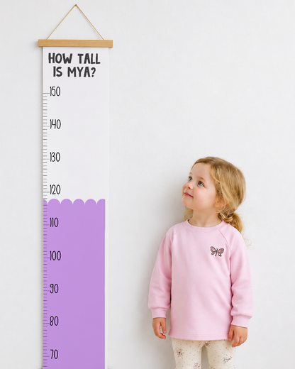 Personalised Scallop Height Chart ®