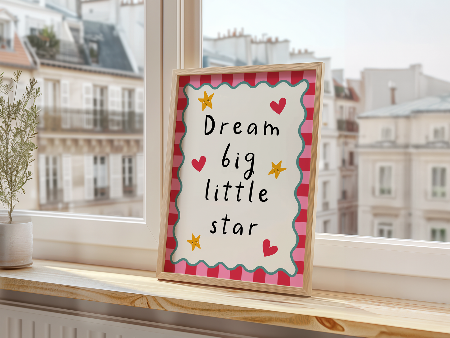 Dream Big Little Star Nursery Print