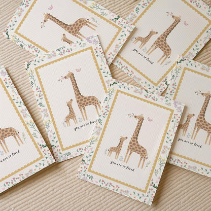 Floral Giraffe Print