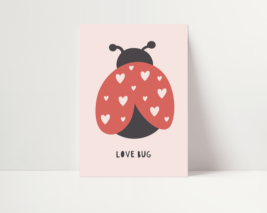 LOVE BUG Valentines Print