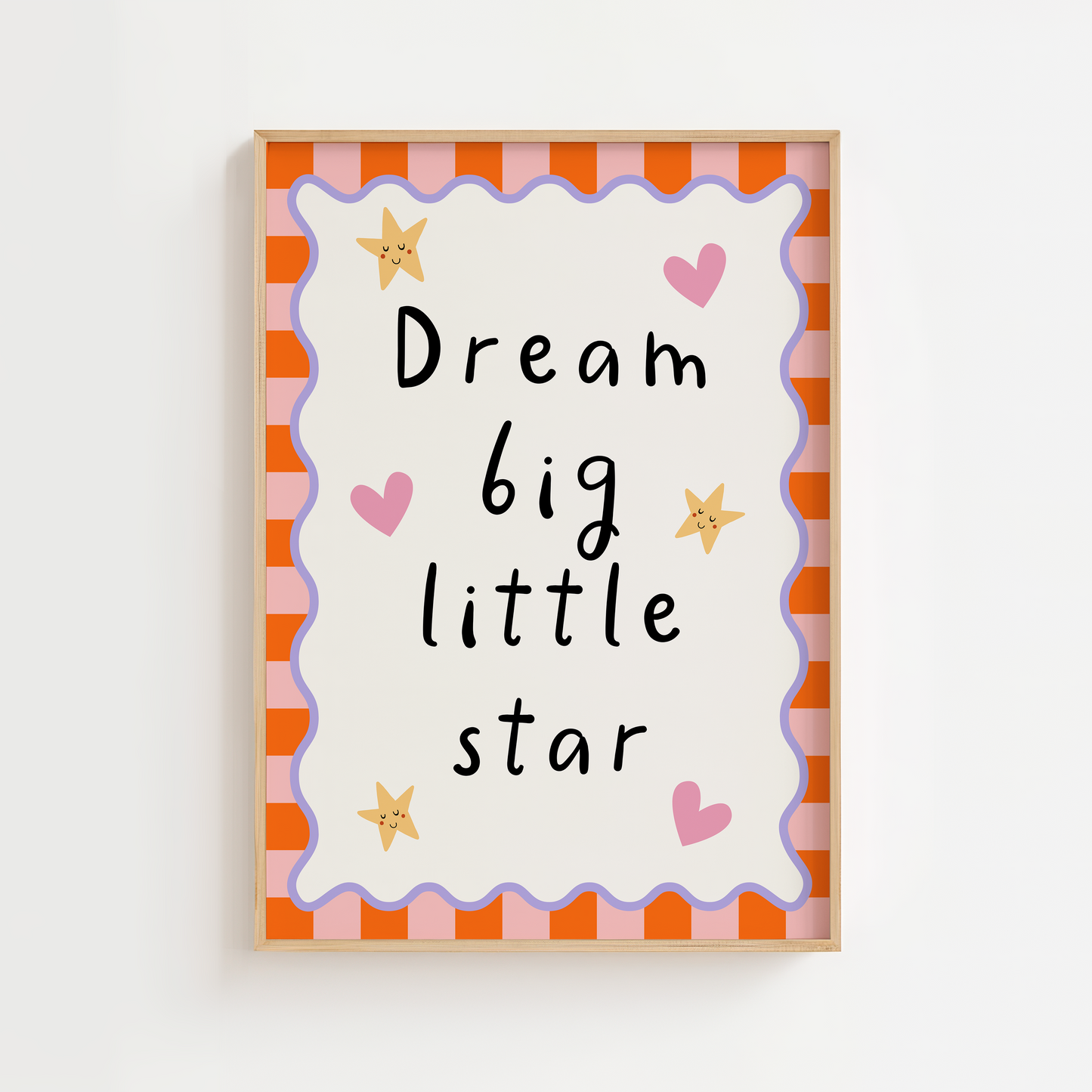 Dream Big Little Star Nursery Print