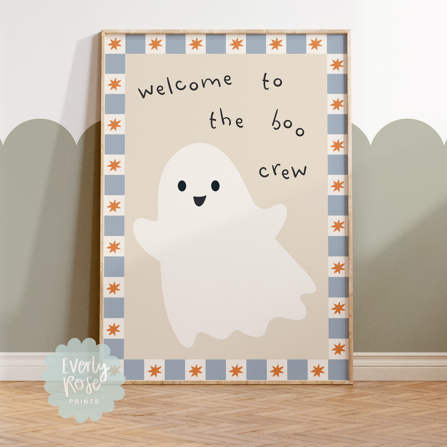 "Welcome To The Boo Crew" Halloween Print