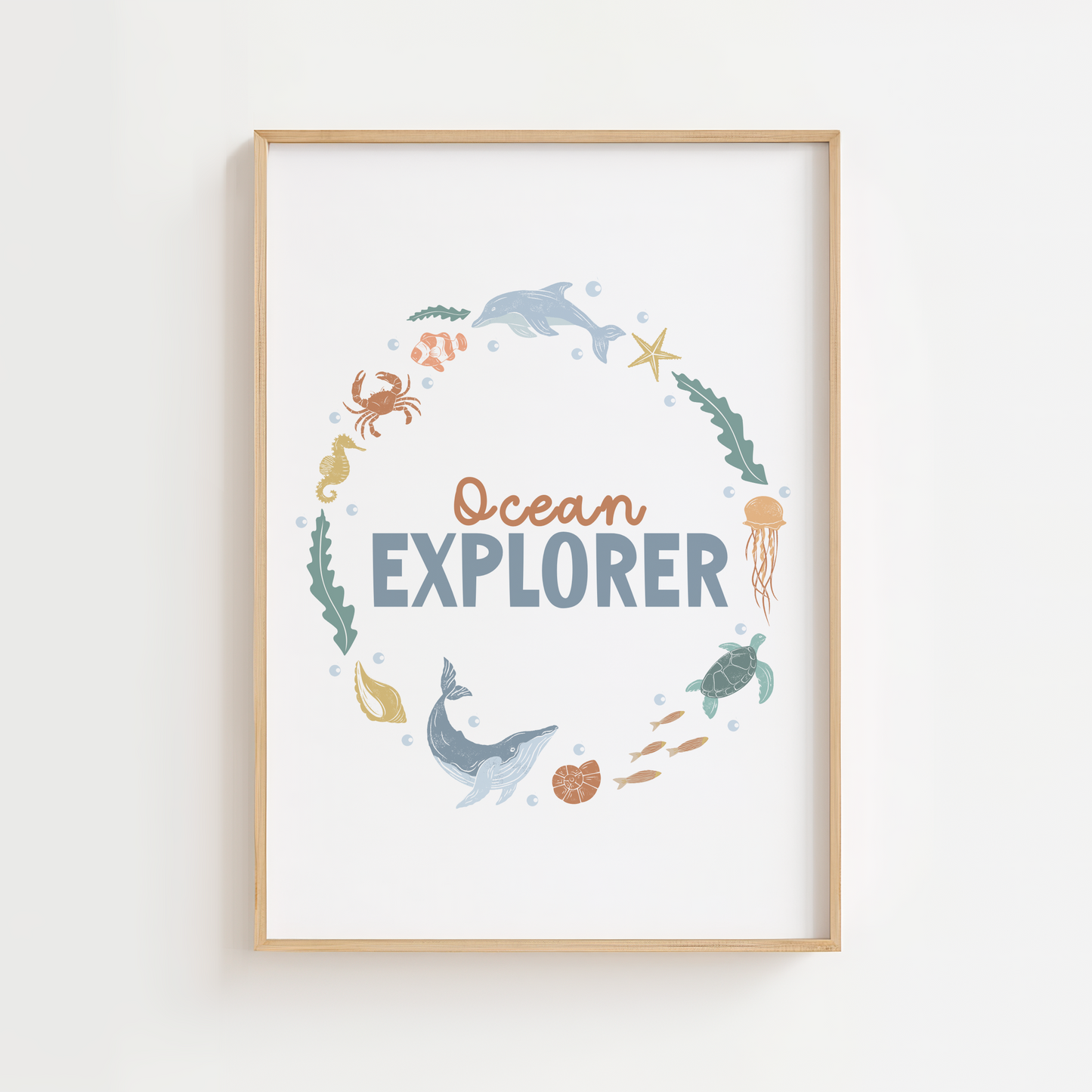 Ocean Explorer Quote Print for Kids