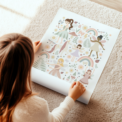 Magical Fairy Rainbow Print