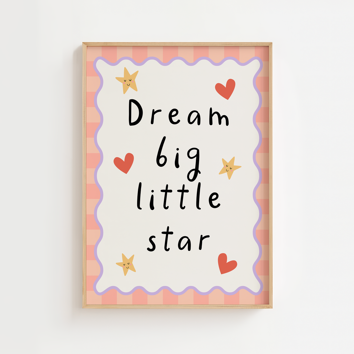 Dream Big Little Star Nursery Print